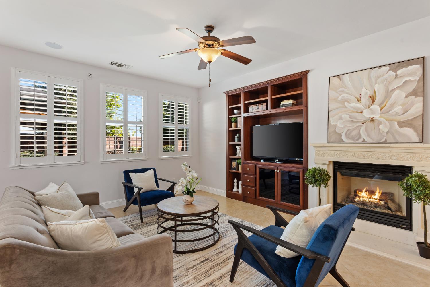 12088 Runswick Court Rancho Cordova, CA 95742 - Photo 17 of 54 Surround Sound! Built-in Entertainment Center!