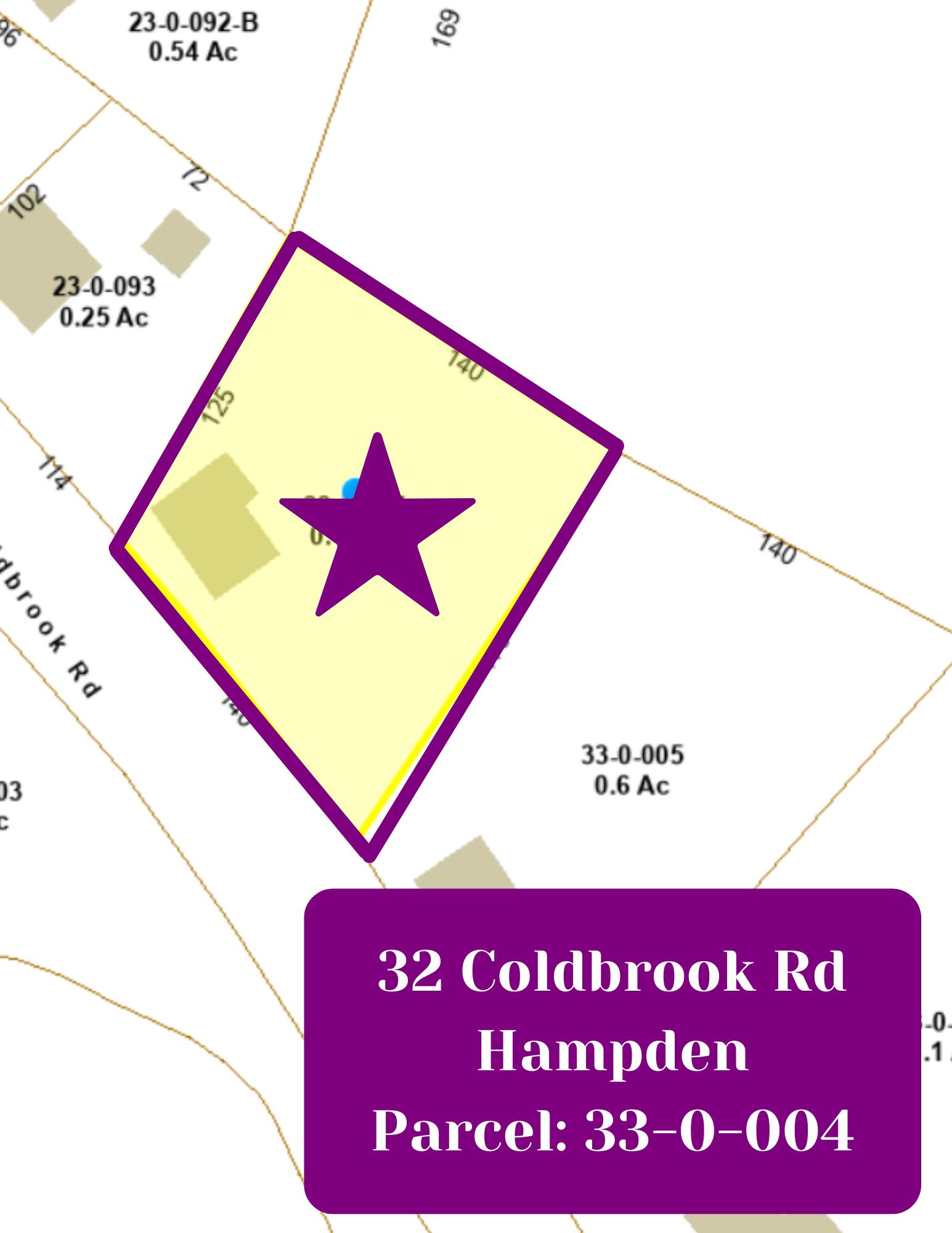32 Coldbrook Road Hampden, ME 04444 - Photo 36 of 36 Coldbrook Rd MAP (1)