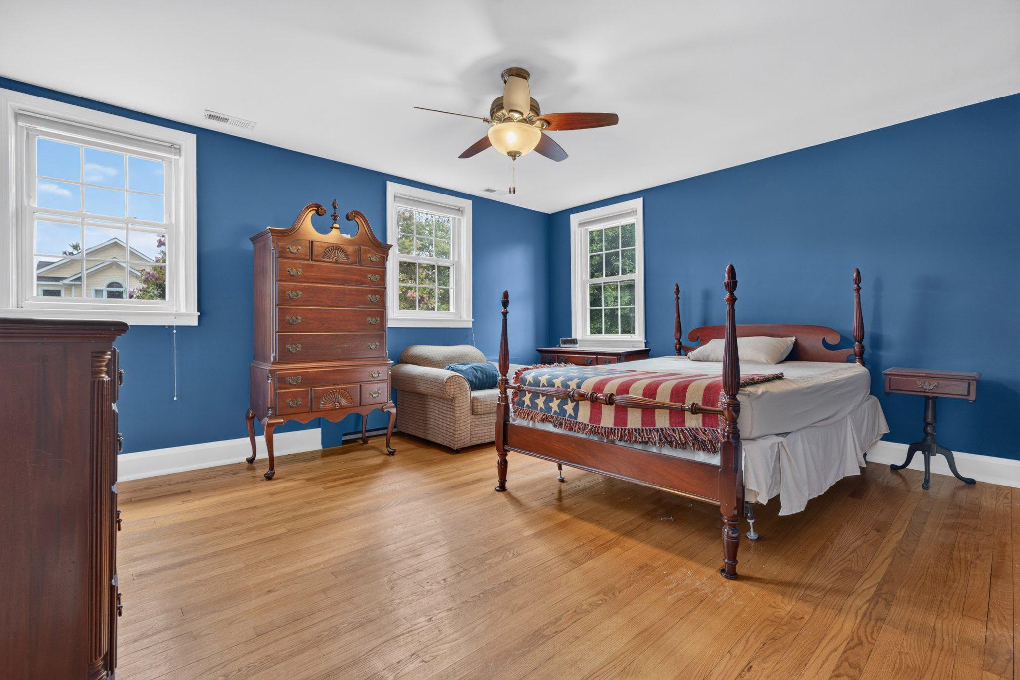 4206 Fordham Road Baltimore, MD 21229 - Photo 9 of 20 Primary bedroom with beautiful wood floors