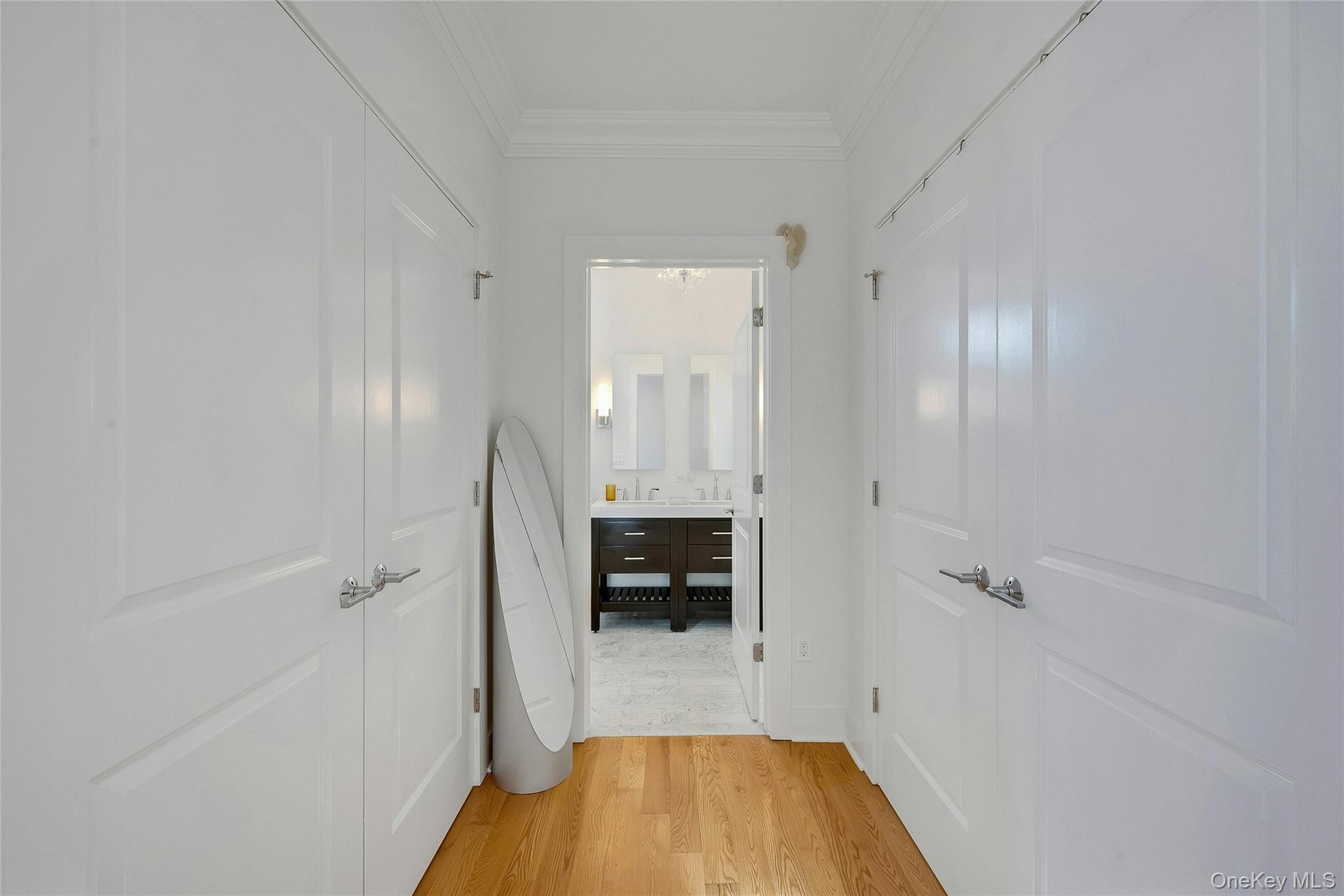 39 Island Point Bronx, NY 10464 - Photo 15 of 37 a bathroom with a sink and a mirror