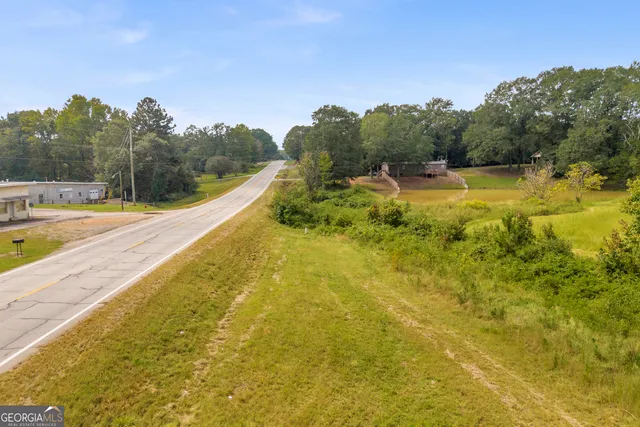 a view of a lake with a mountain