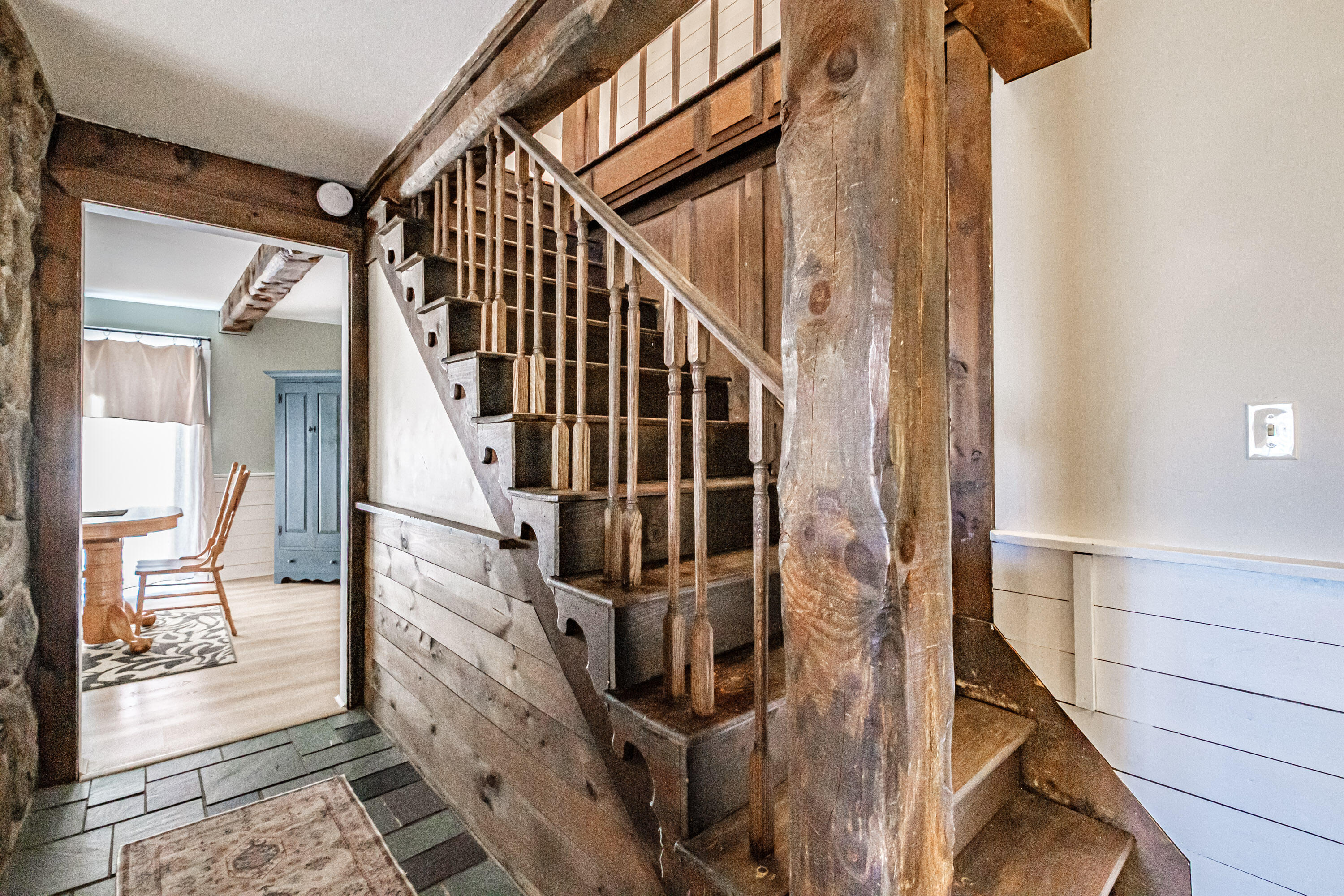 12 Deshon Hill Road Alfred, ME 04002 - Photo 28 of 59 Beautiful Staircase To Upstairs