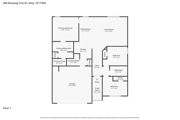 $1,940 | 400 Mustang Trot Drive, Katy, TX 77493