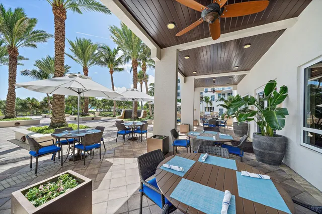 a view of a city with ocean view