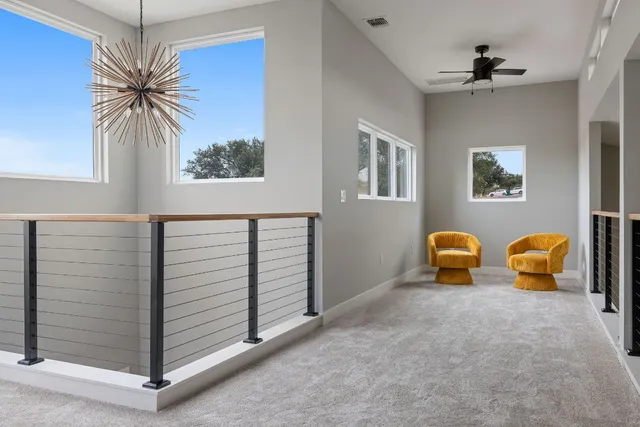 a view of livingroom with furniture