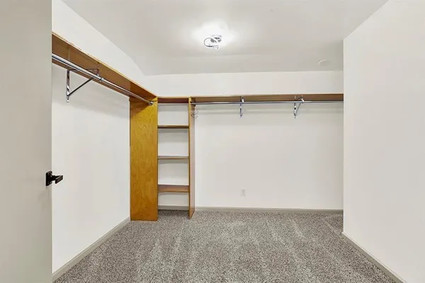 a view of closet area