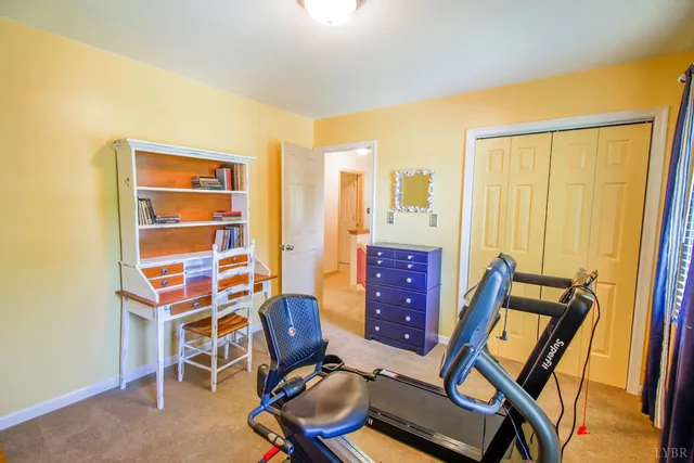 a living room with furniture a rug and a window