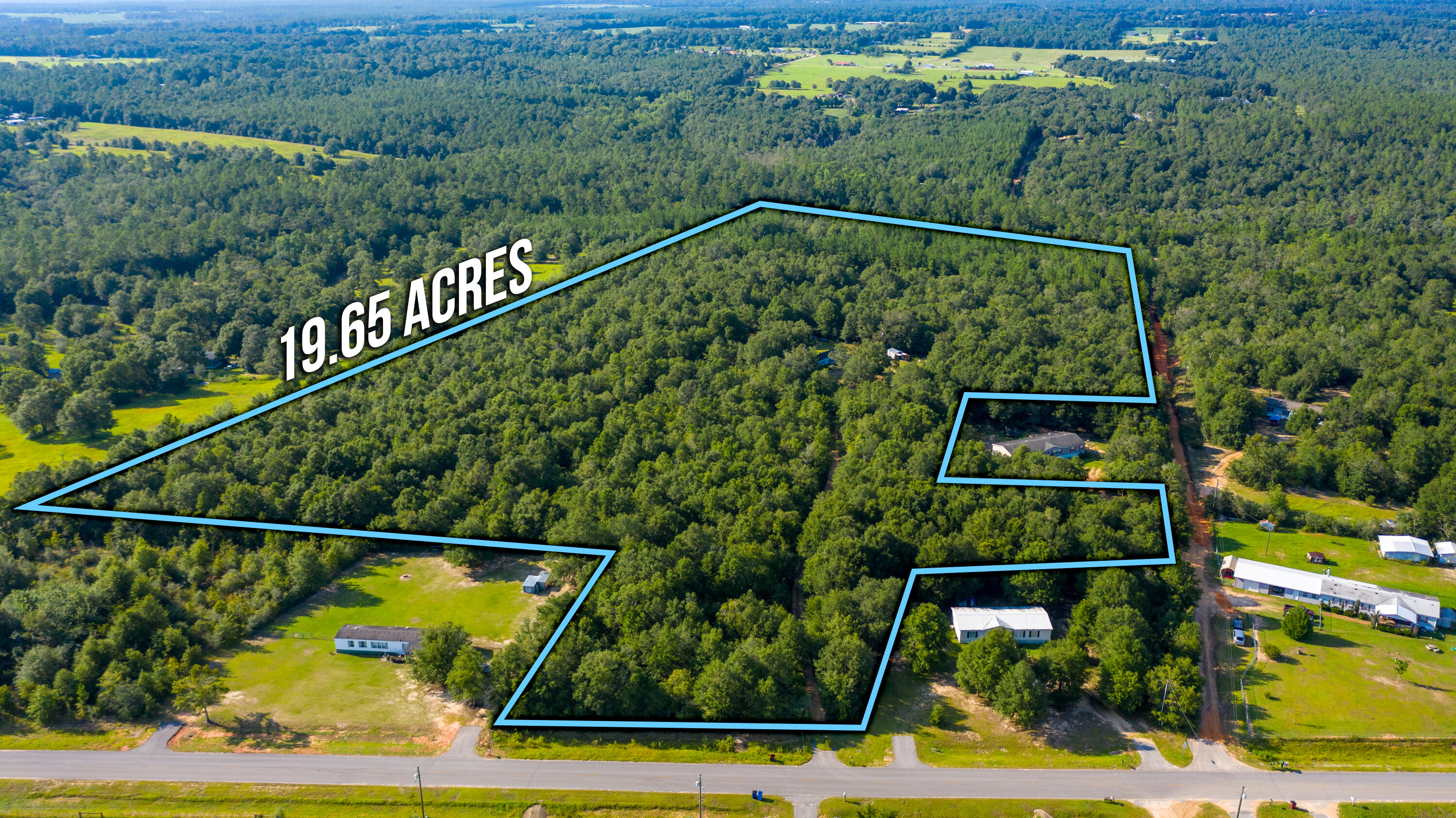 5056 Keyser Mill Road Baker, FL 32531 - Photo 16 of 19 5056 Keyser Mill Rd Aerial-1