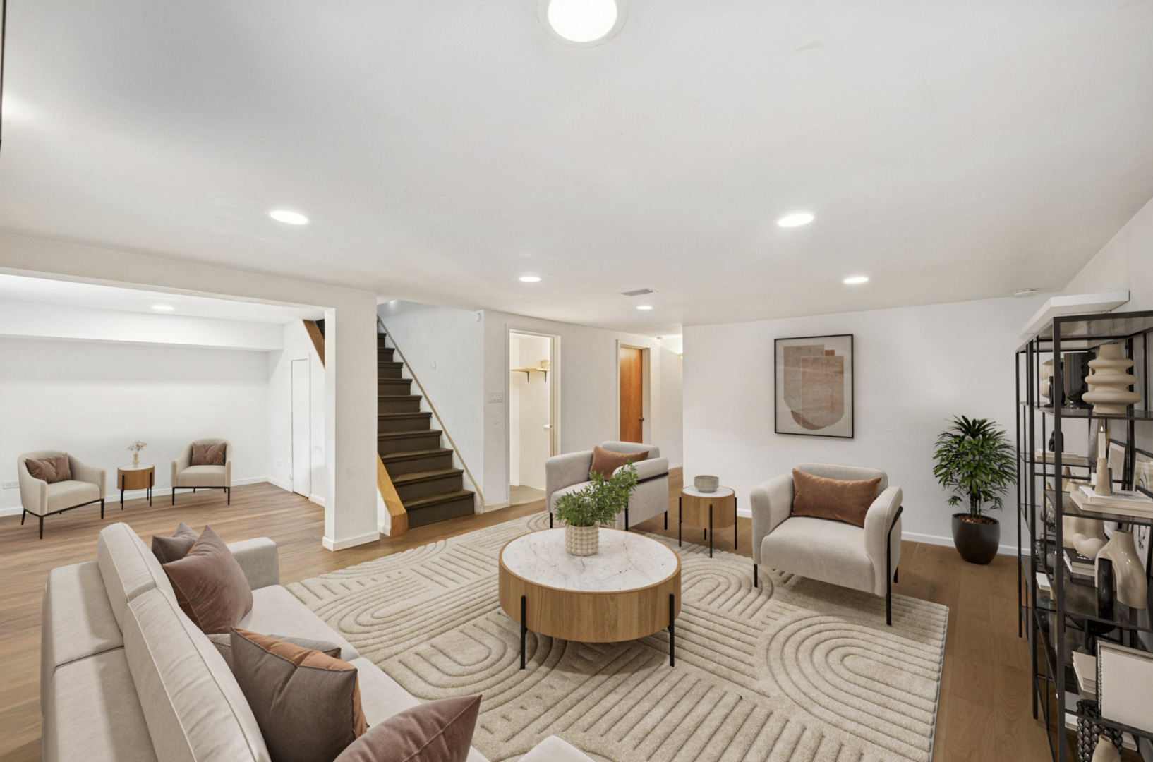 1800 Shermer Road Northbrook, IL 60062 - Photo 15 of 21 a living room with furniture and a wooden floor