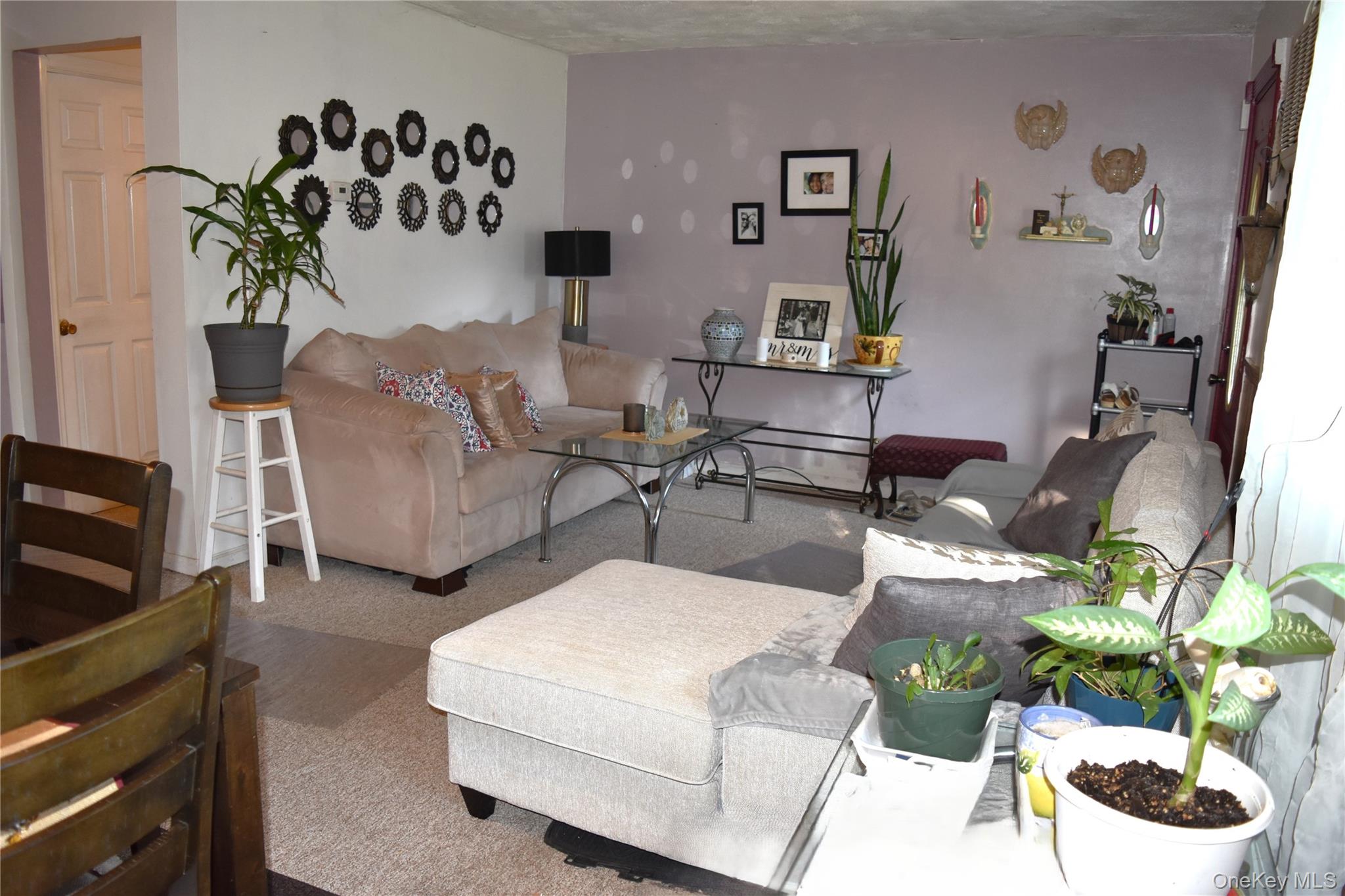 164 Brookside Farms Road Newburgh, NY 12550 - Photo 4 of 18 a living room with furniture and a potted plant