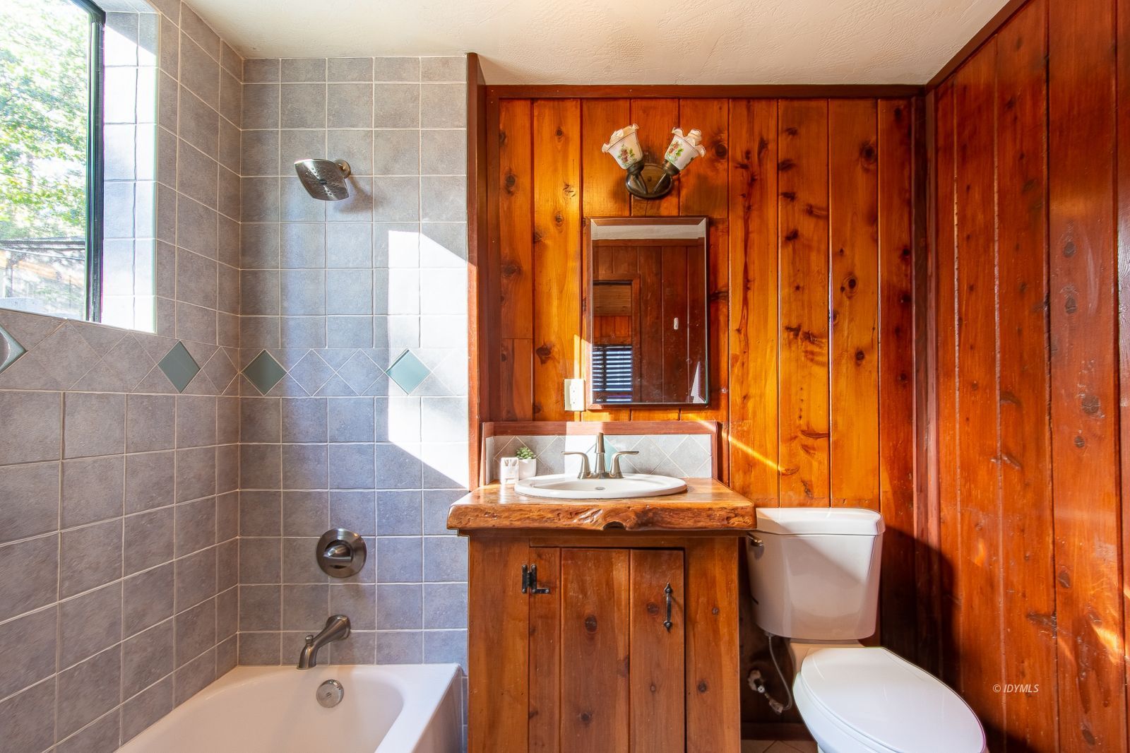 53545 Tollgate Road Idyllwild, CA 92549 - Photo 13 of 30 a bathroom with a sink a toilet and shower