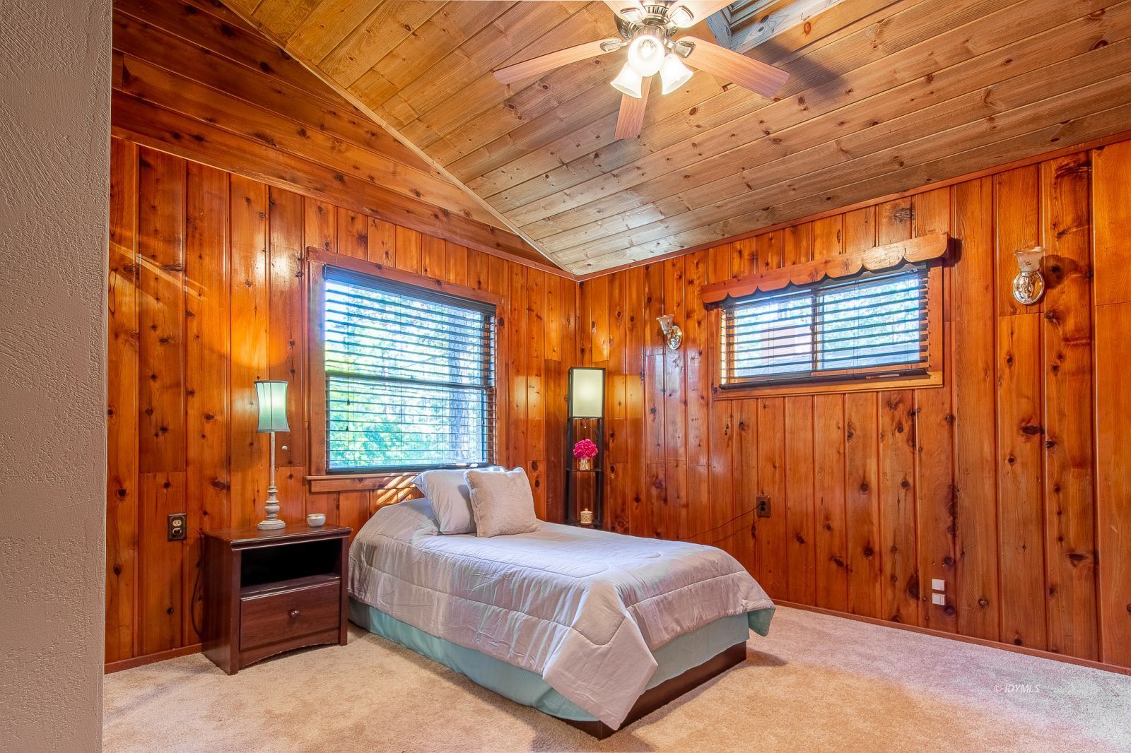 53545 Tollgate Road Idyllwild, CA 92549 - Photo 15 of 30 a bedroom with a bed and a window