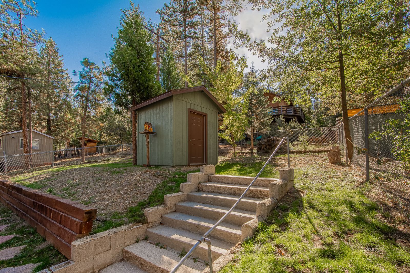 53545 Tollgate Road Idyllwild, CA 92549 - Photo 20 of 30 a view of a backyard with trees