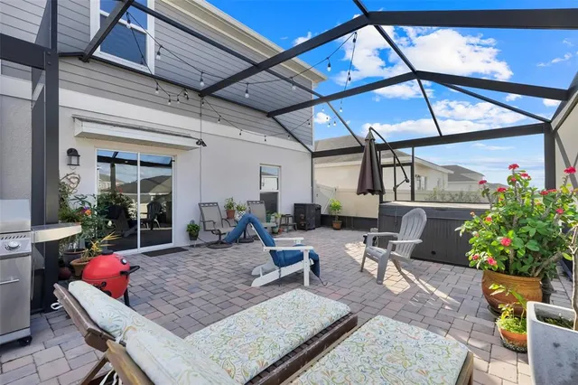 a view of a city with an ocean view