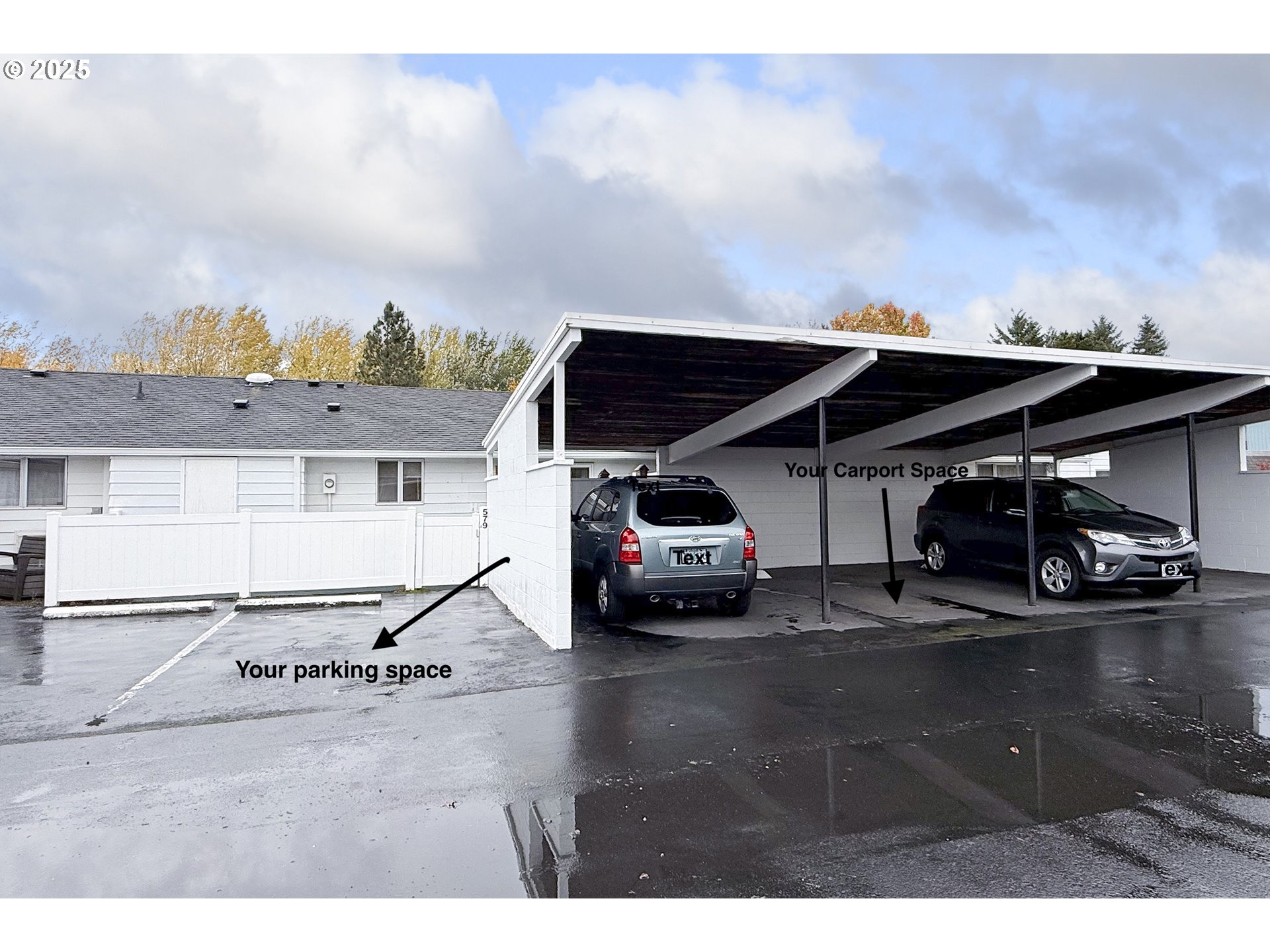 579 Northeast Fleming Avenue, Unit C41 Gresham, OR 97030 - Photo 23 of 32 a car parked in front of house