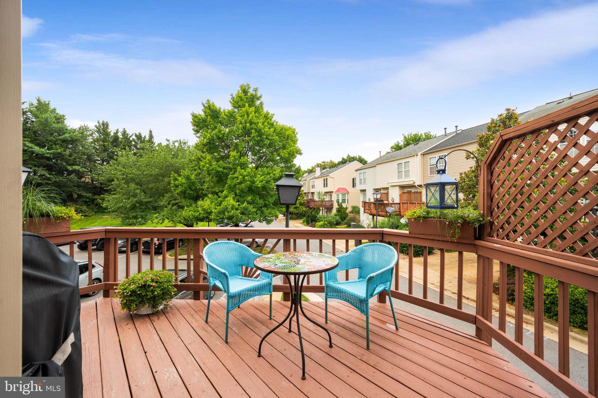 913 Rolfe Place Alexandria, VA 22314 - Photo 32 of 49 From the living room, step onto the deck