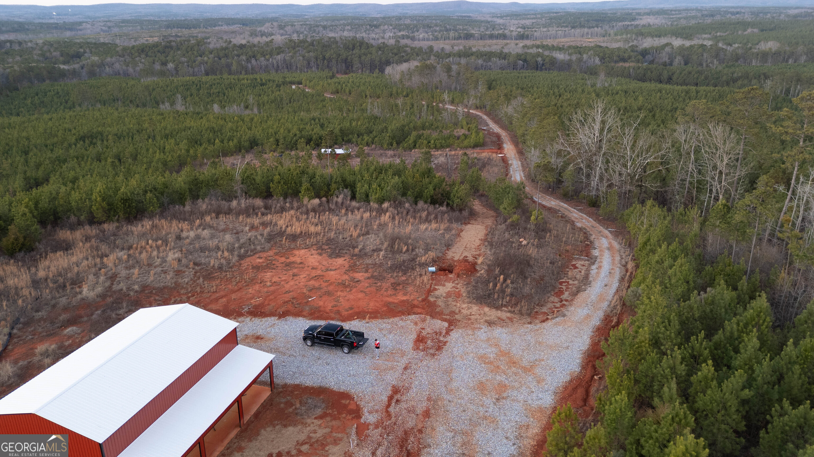 723 Brown Creek Road Shiloh, GA 31826 - Photo 12 of 14 a view of a lake with a mountain