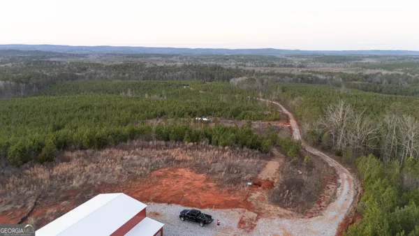 a view of a lake with a mountain