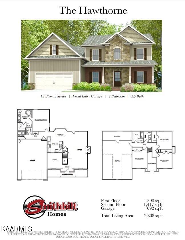 102 Chaseberry Road, Unit LOT 12G Oak Ridge, TN 37830 - Photo 6 of 27 Hawthorne Craftsman Front Entry