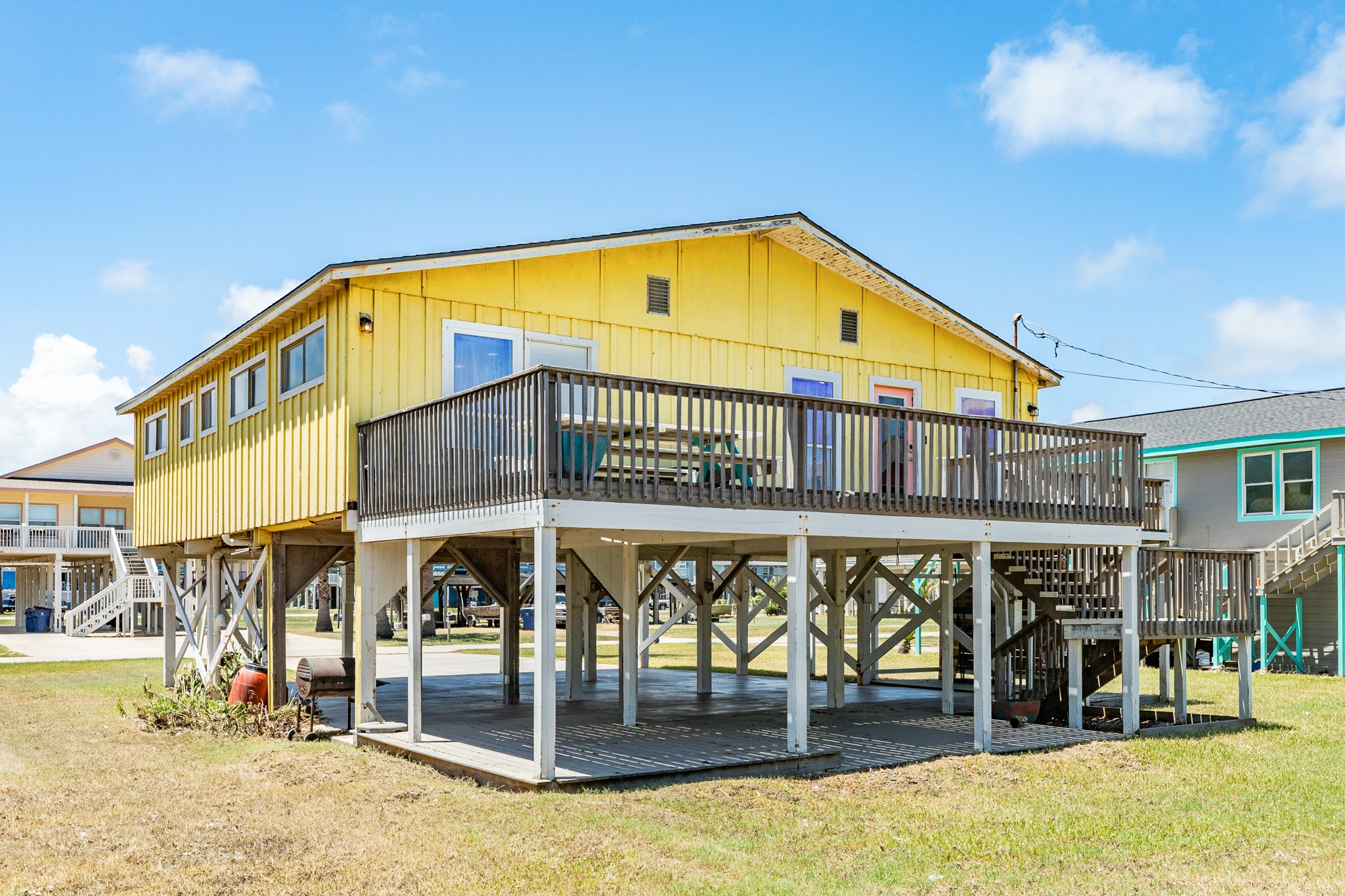 315 Seashell Drive Surfside Beach, TX 77541 - Photo 25 of 33 a view of swimming pool with outdoor seating