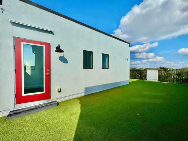 a front view of a house with yard