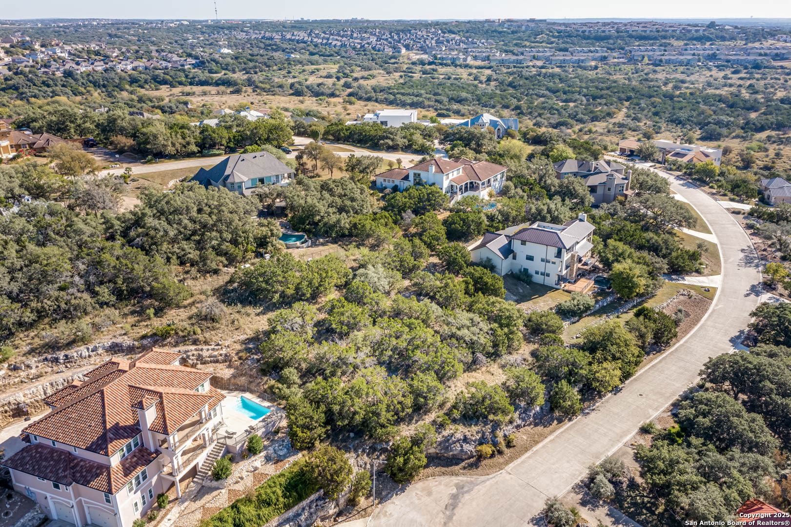 44 Trophy Ridge San Antonio, TX 78258 - Photo 9 of 13 an aerial view of residential houses with outdoor space