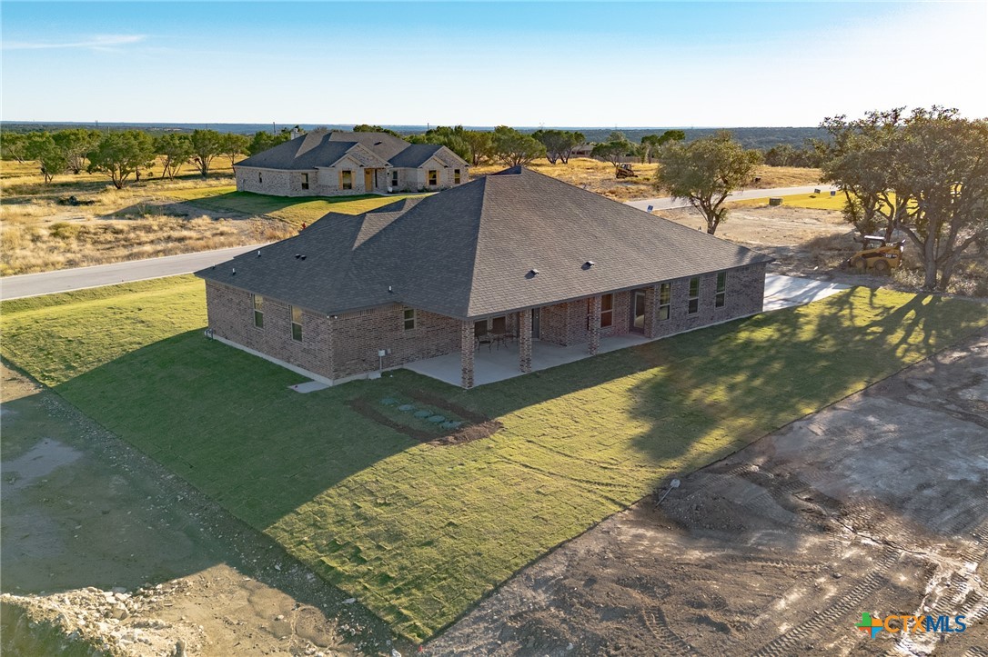 4249 Cold Springs Road Kempner, TX 76539 - Photo 48 of 48 an aerial view of a house with a lake view