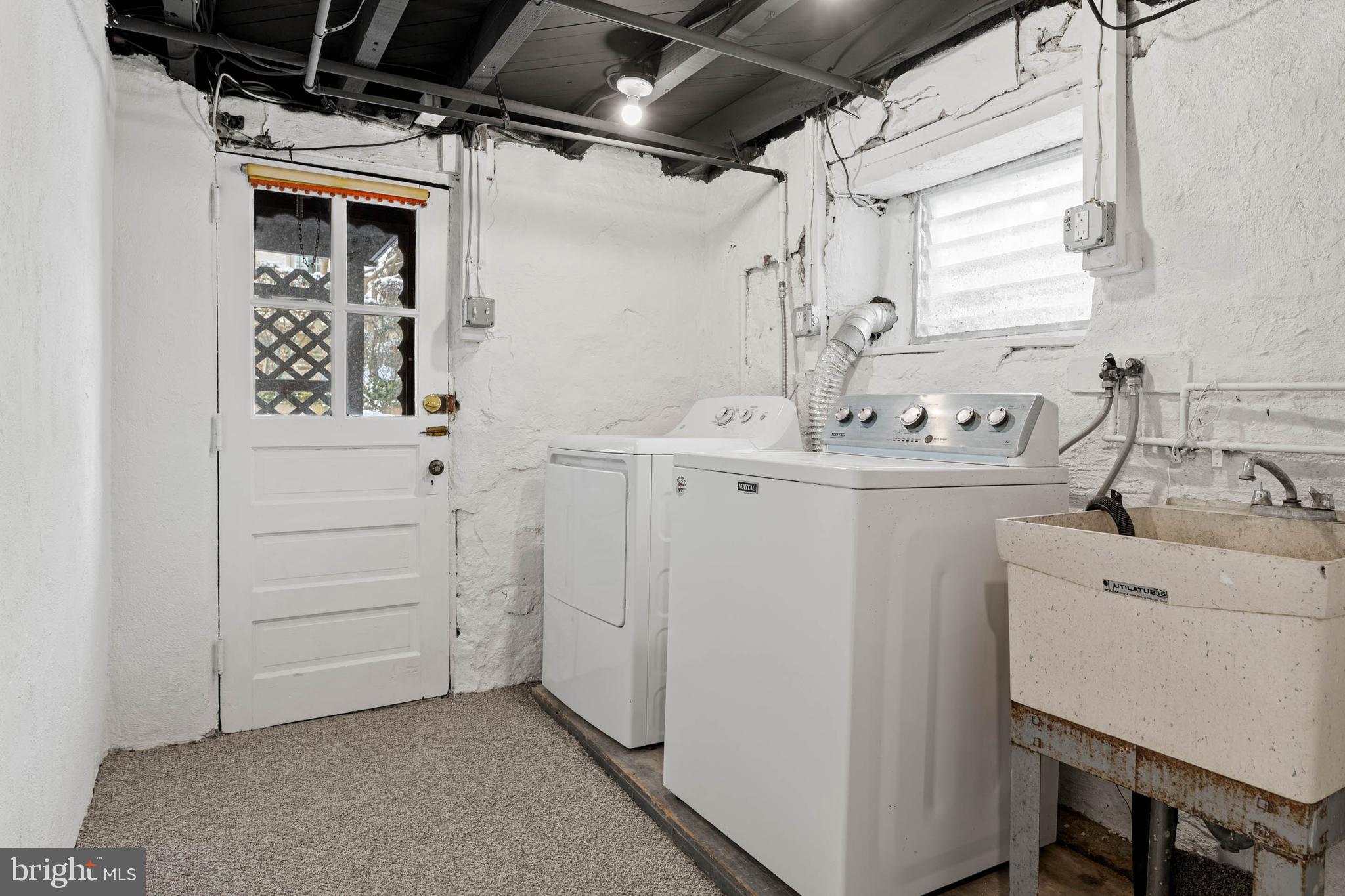 137 Kenilworth Road Merion Station, PA 19066 - Photo 26 of 29 Laundry and Sink in Basement. Outdoor Access