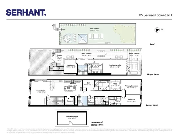 $7,995,000 | 85 Leonard Street, Unit PH | TriBeCa