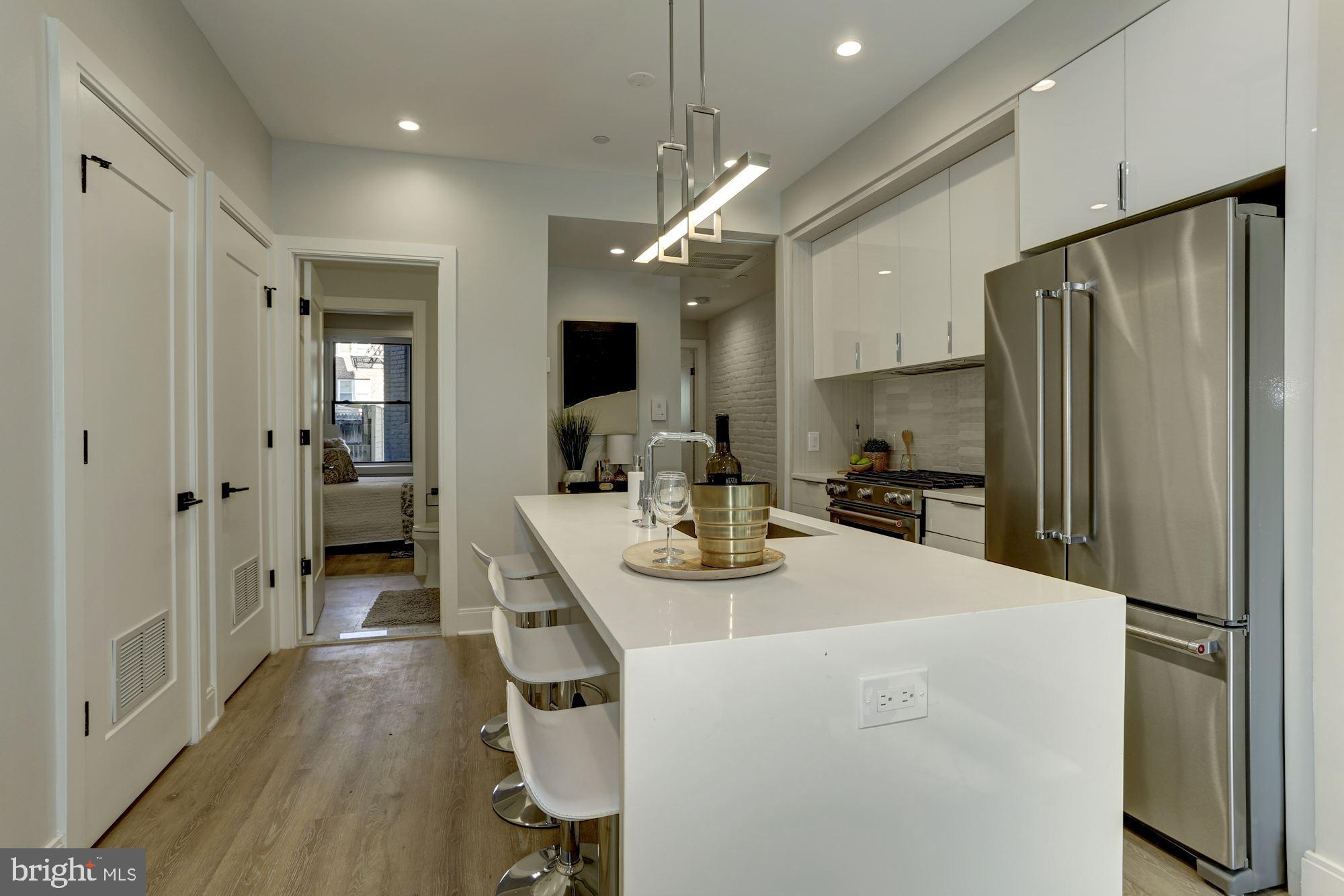 1719 Euclid Street Northwest, Unit 2 Washington, DC 20009 - Photo 2 of 21 Large kitchen island