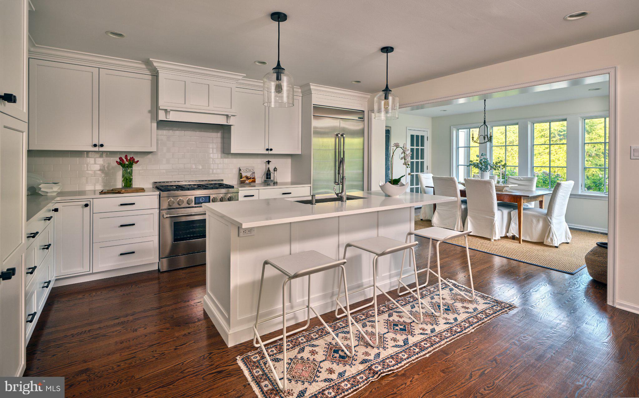 617 Harriton Road Bryn Mawr, PA 19010 - Photo 13 of 34 Modern kitchen with elegant finishes.