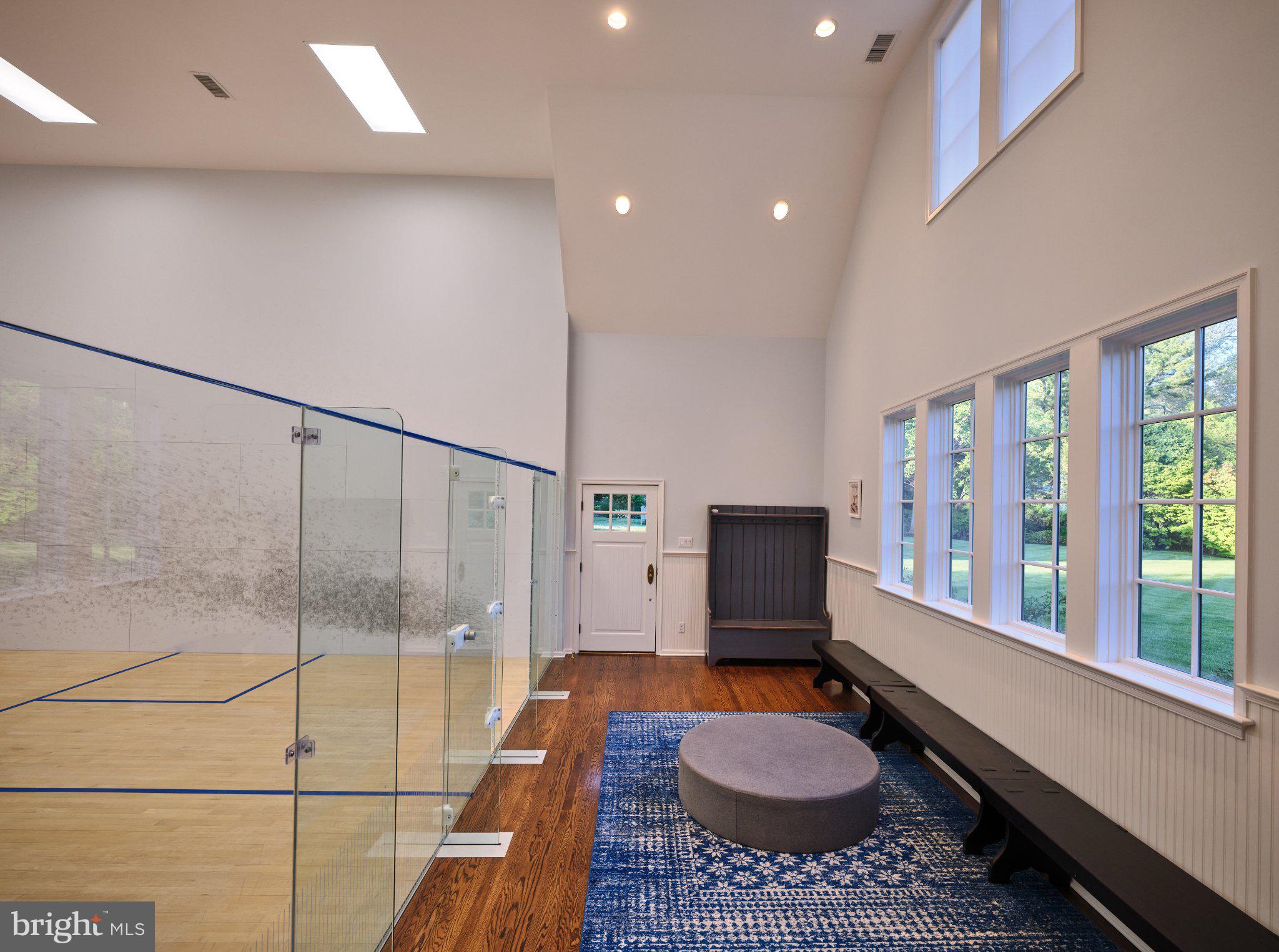 617 Harriton Road Bryn Mawr, PA 19010 - Photo 17 of 34 Modern squash court with natural light.