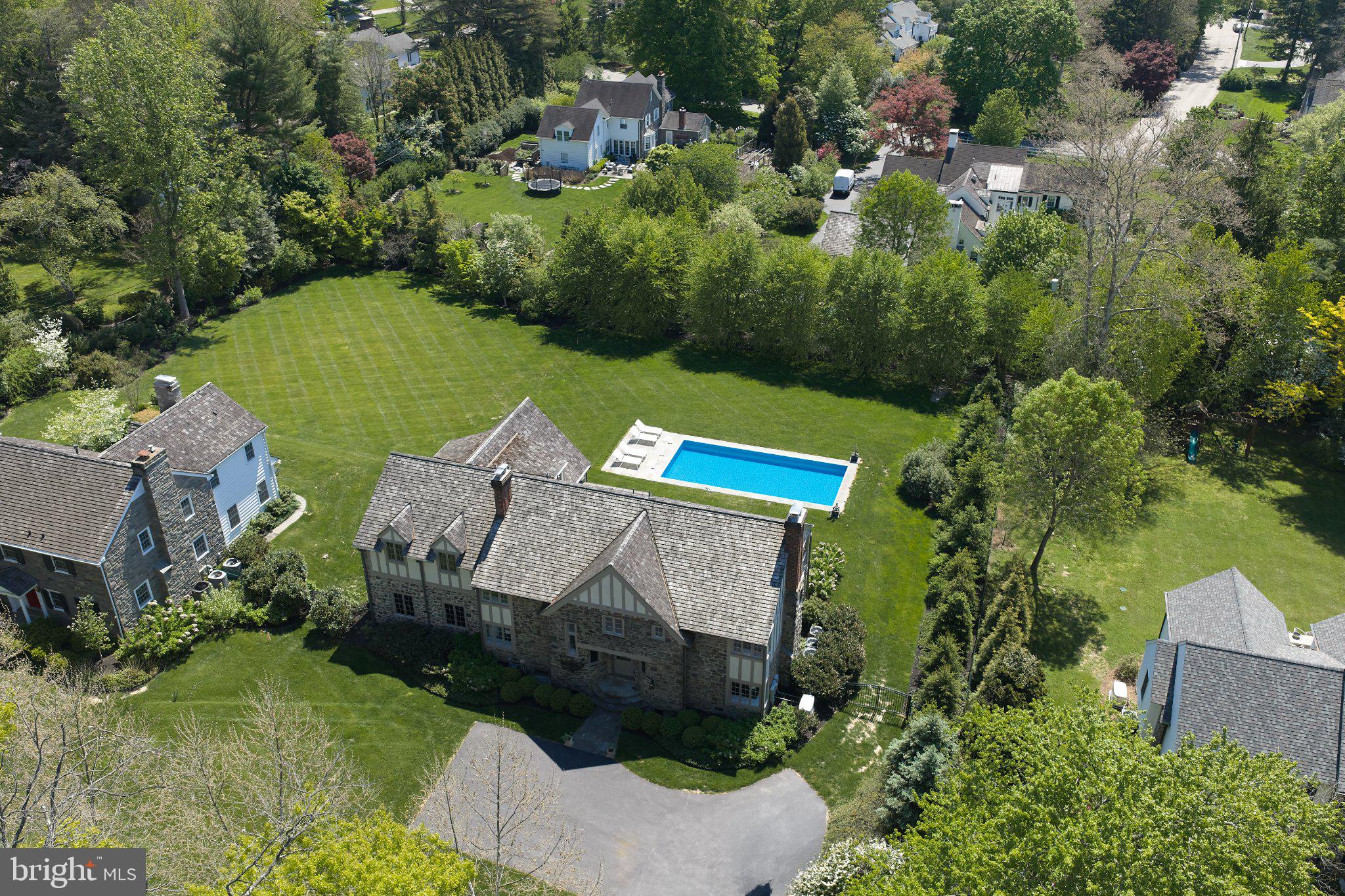 617 Harriton Road Bryn Mawr, PA 19010 - Photo 29 of 34 Sprawling estate with lush greenery.
