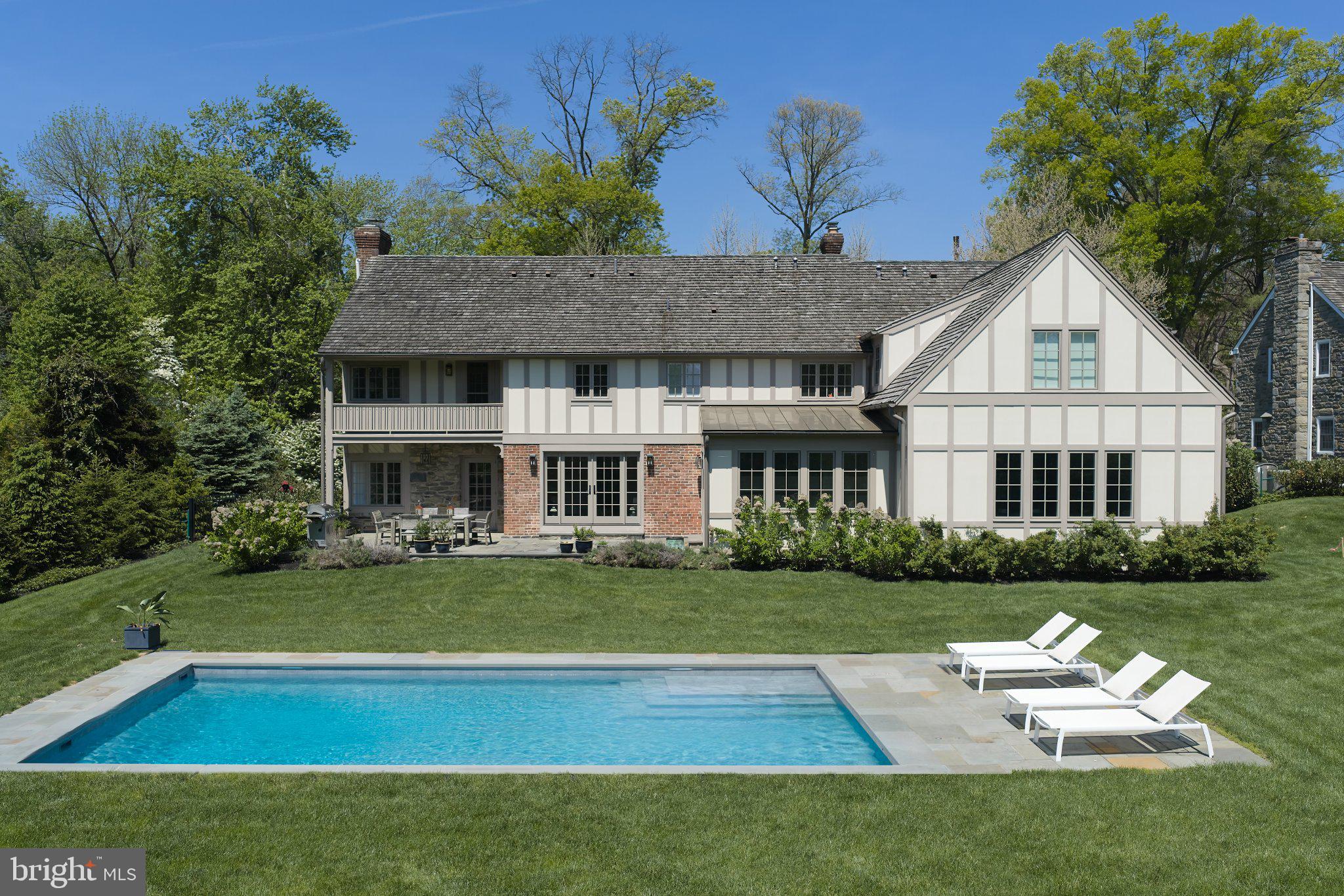 617 Harriton Road Bryn Mawr, PA 19010 - Photo 31 of 34 Charming home with serene poolside retreat.