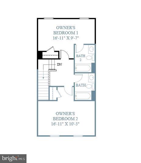 24 Anthem Street Ranson, WV 25438 - Photo 47 of 47 Finley- Upper Level Floor Plan