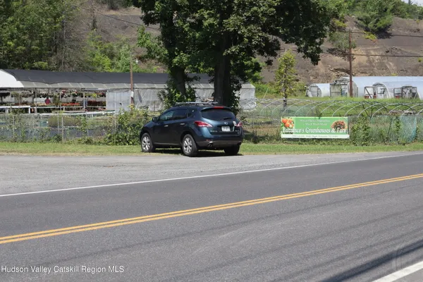 a car parked on the side of the road