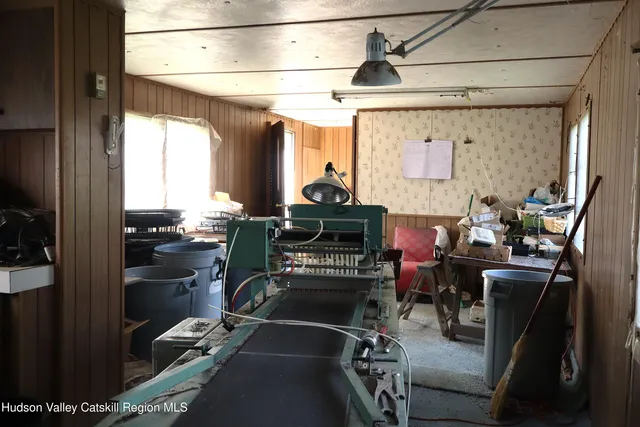 a room with musical instruments