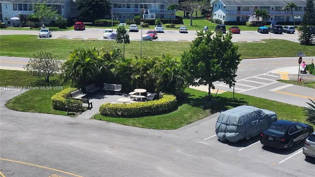 a car parked in front of a building