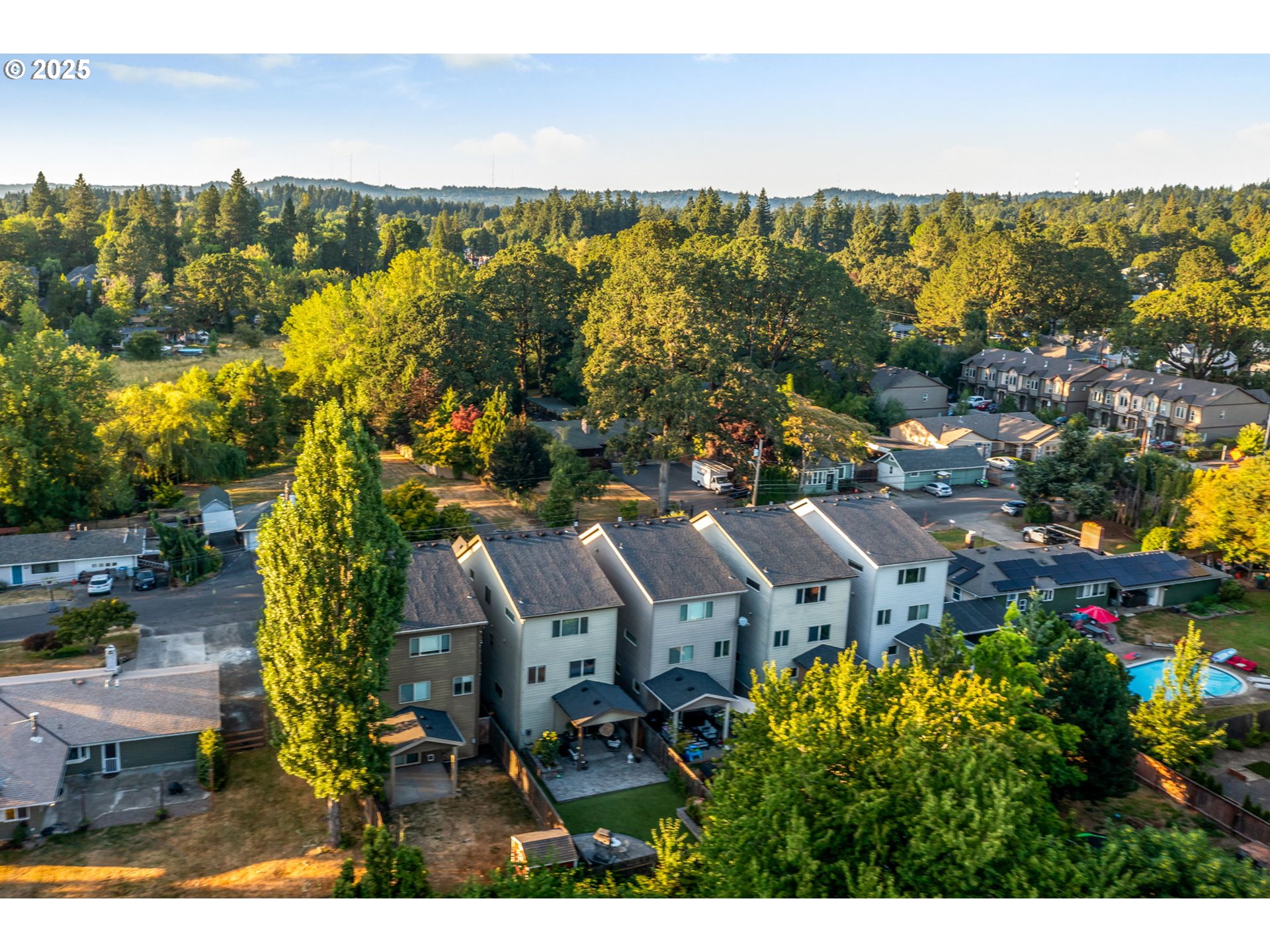 8826 Southwest Spruce Street Portland, OR 97223 - Photo 31 of 34 a view of residential houses with outdoor space and city view