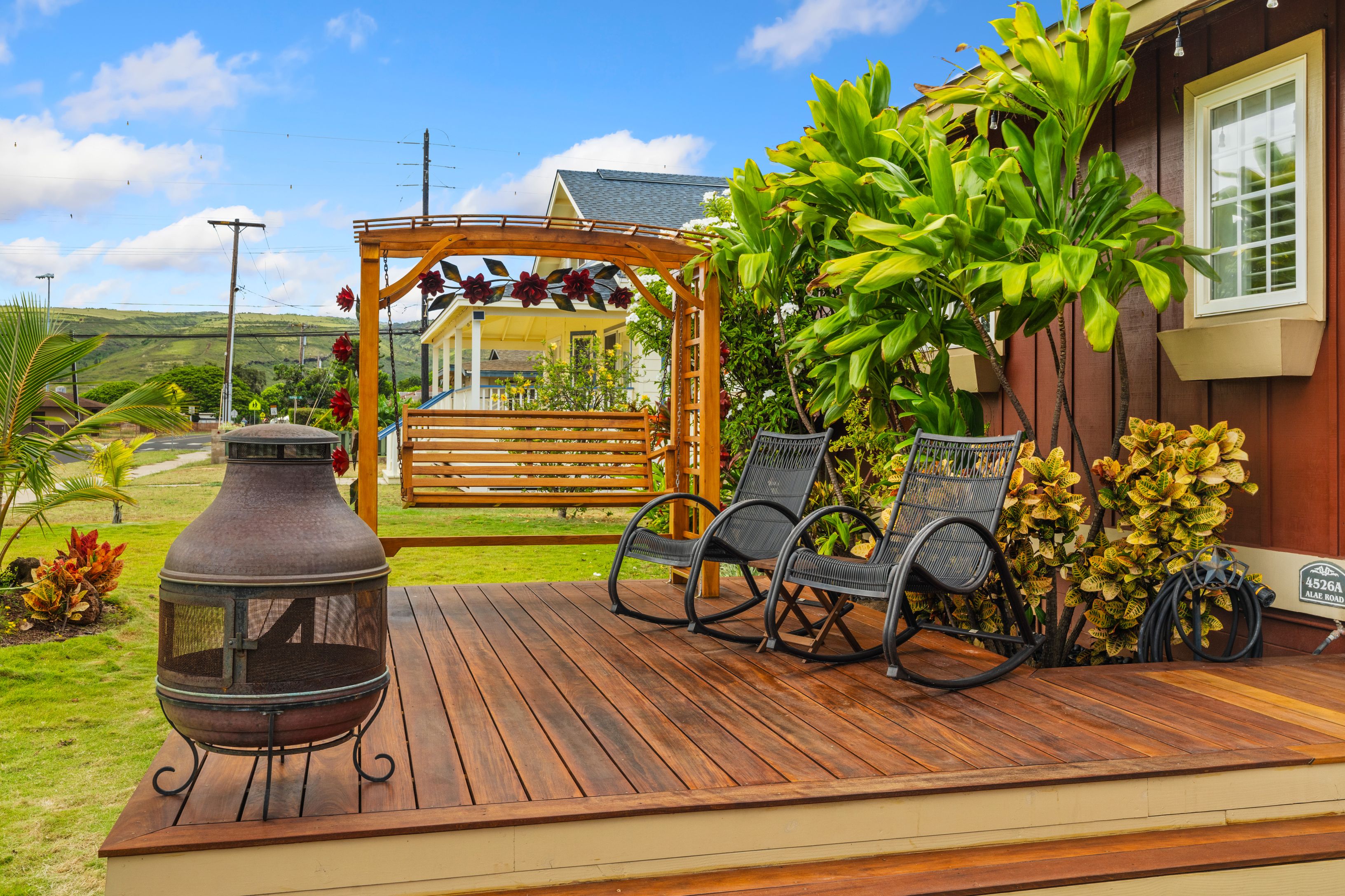 4526 A Alae Road Kekaha, HI 96752 - Photo 3 of 29 a front view of a house with seating space