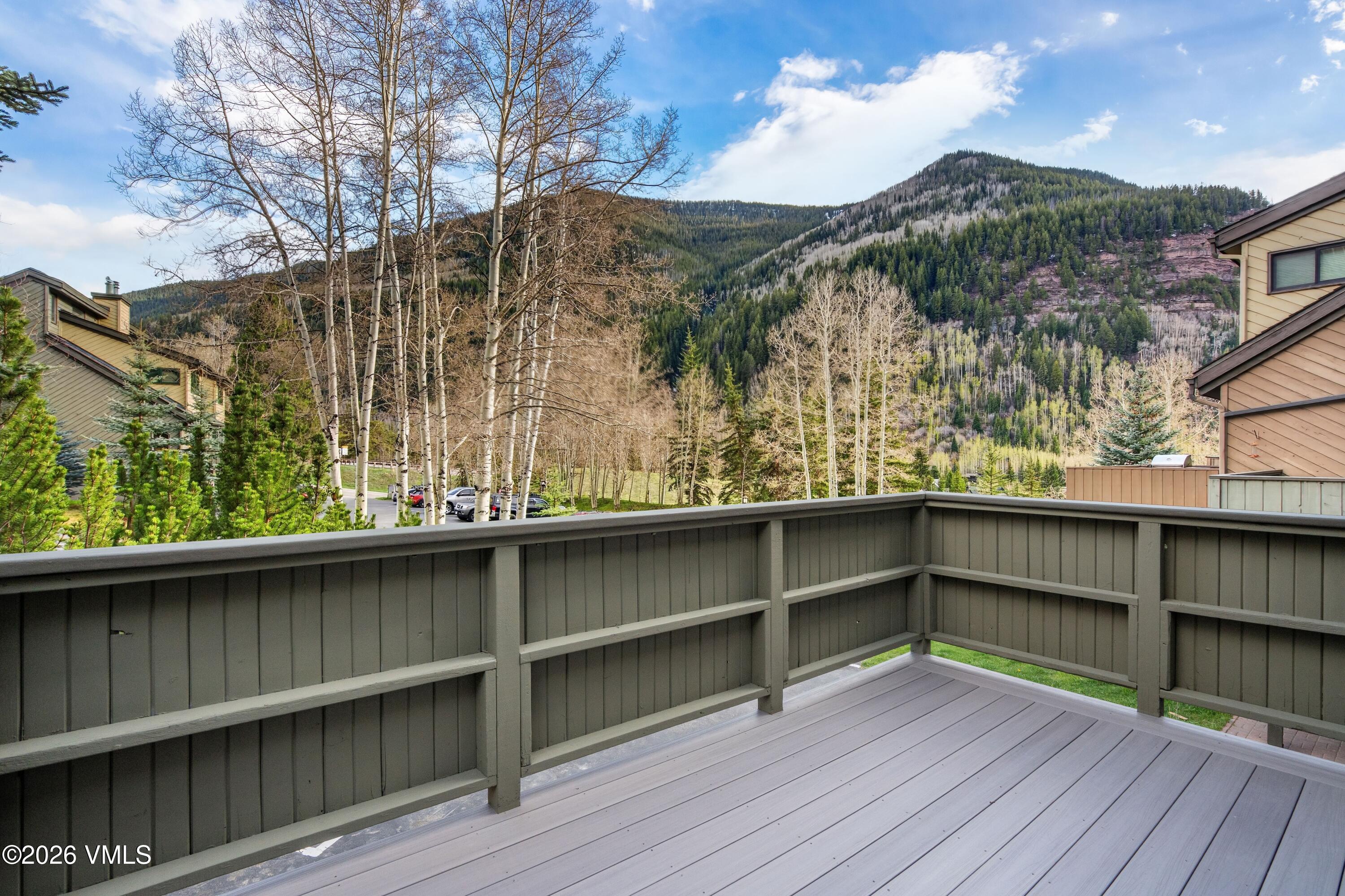 3910 Fall Line Drive, Unit 16 Vail, CO 81657 - Photo 33 of 33 Living Room Deck