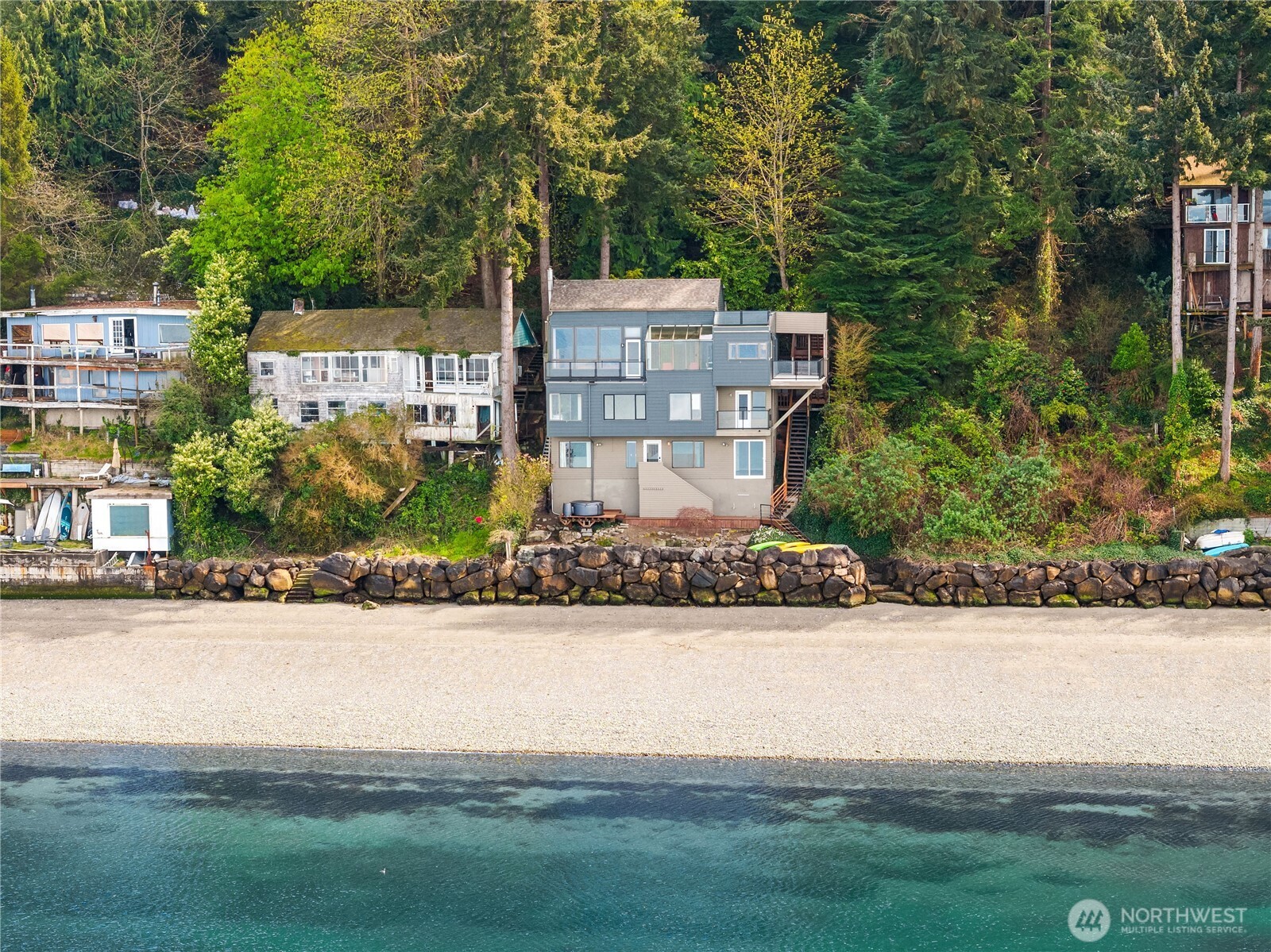 16611 Maplewild Avenue Southwest Burien, WA 98166 - Photo 8 of 40 an aerial view of a house with garden space and street view
