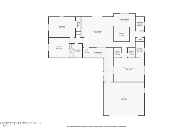 a view of a deck with a yard