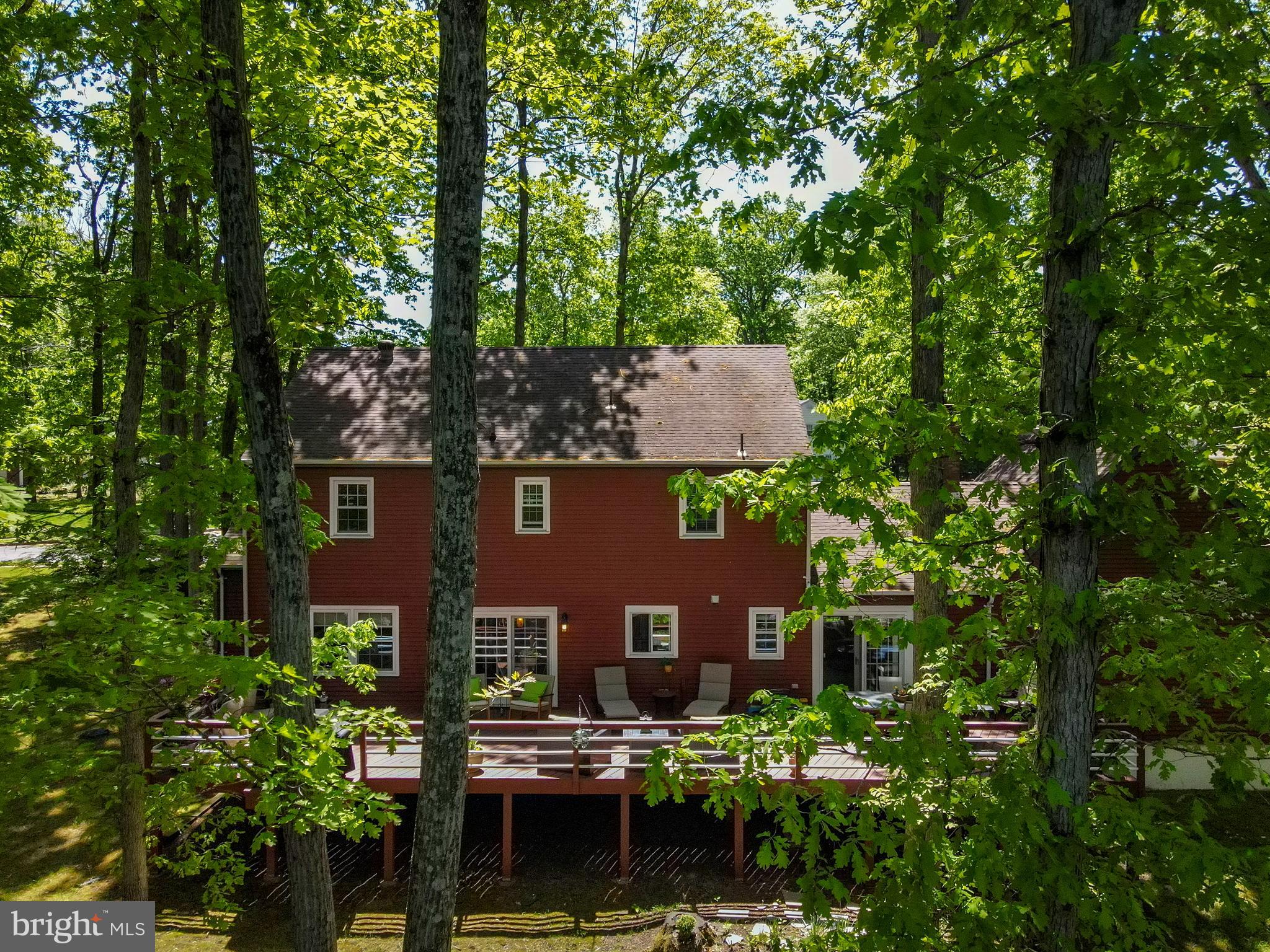 60 Lochatong Road Ewing, NJ 08628 - Photo 28 of 29 View of house through the trees.