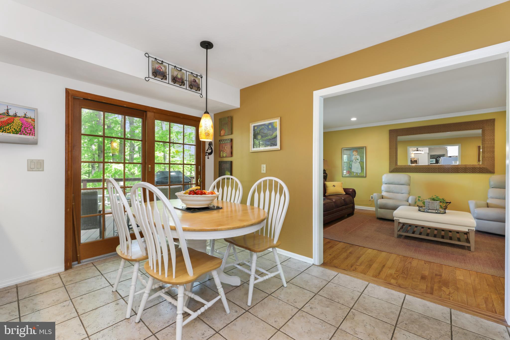 60 Lochatong Road Ewing, NJ 08628 - Photo 10 of 29 Eating area opens to rear deck and family room.