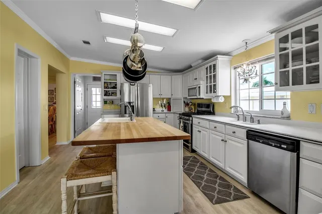 a room with a bed and a view of bedroom