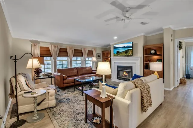 a view of outdoor seating space