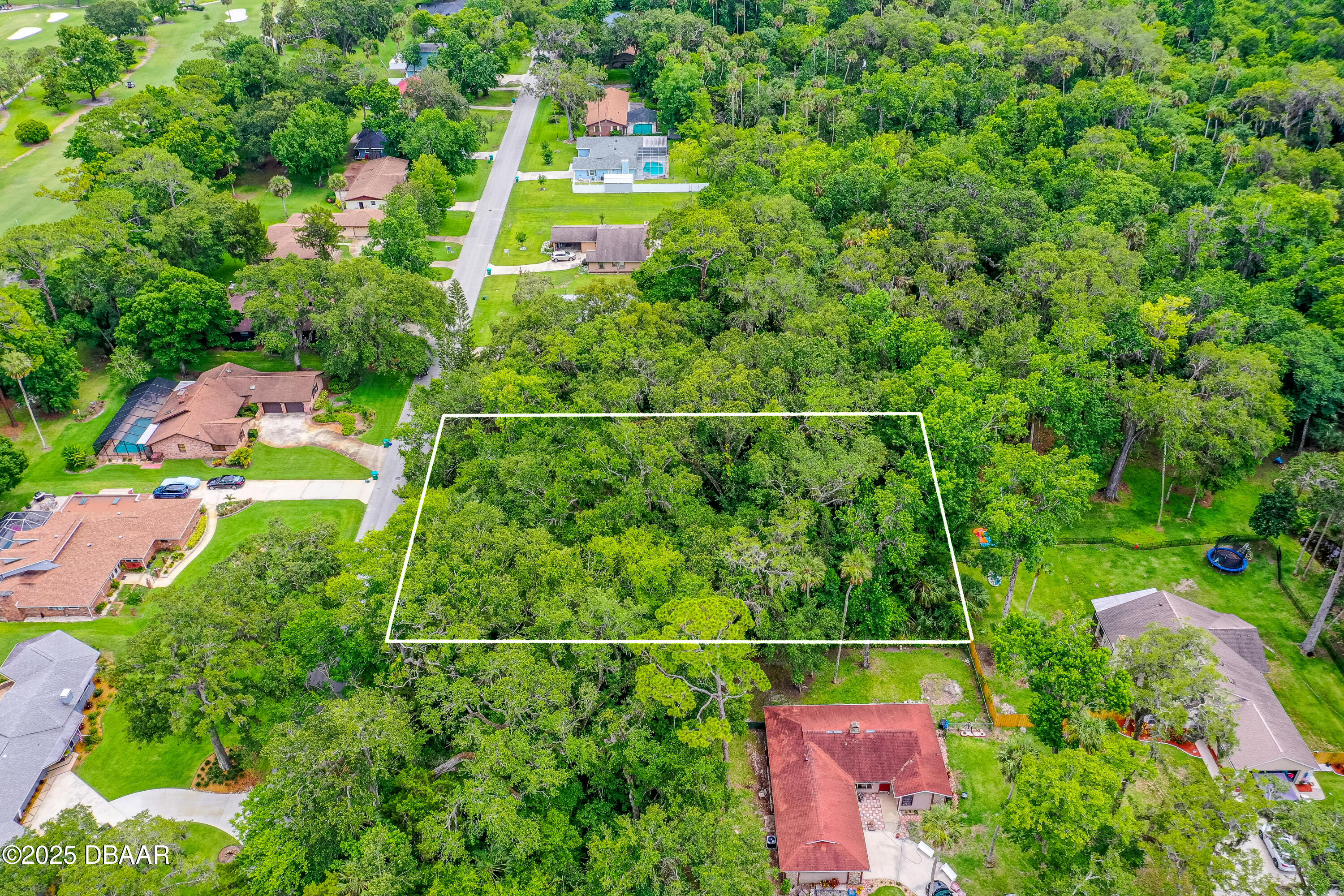 3 Timber Trail Holly Hill, FL 32174 - Photo 2 of 8 an aerial view of houses with yard