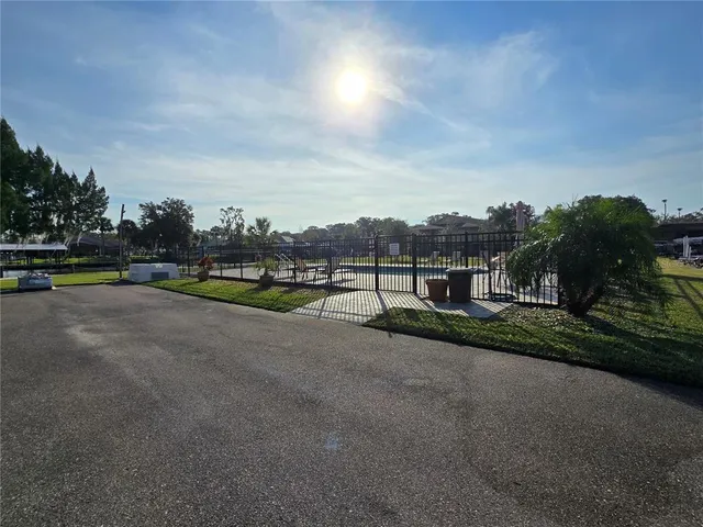 a view of a town with barn