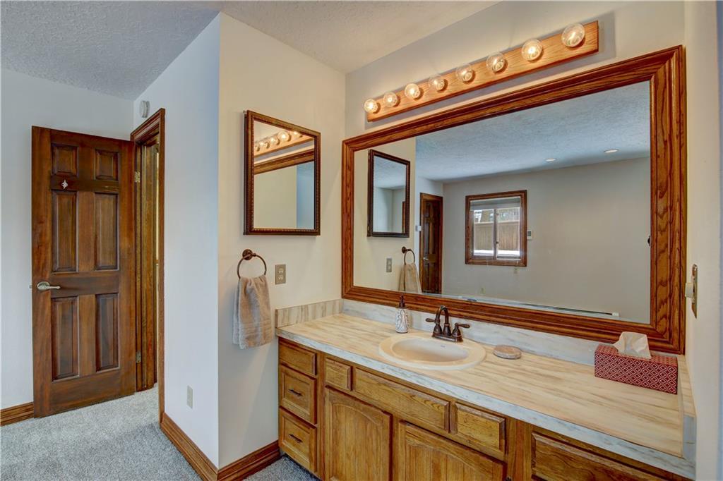 371 Alpine Road Dillon, CO 80435 - Photo 22 of 34 a bathroom with a sink and a mirror